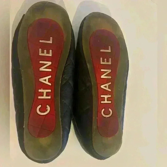 Chanel Cambon Quilted Double CC Ballet Flats - Picture 7 of 8